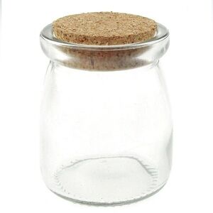 9 Glass Jars with Cork Lids twine, and organic labels
